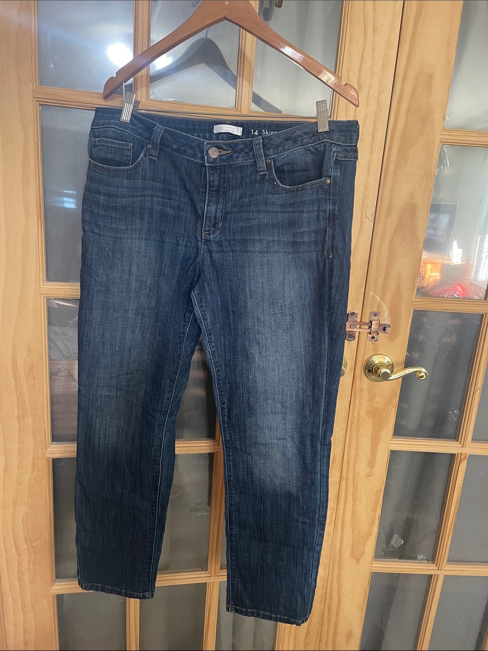 134. LC Lauren Conrad Dark Indigo Skinny Jeans